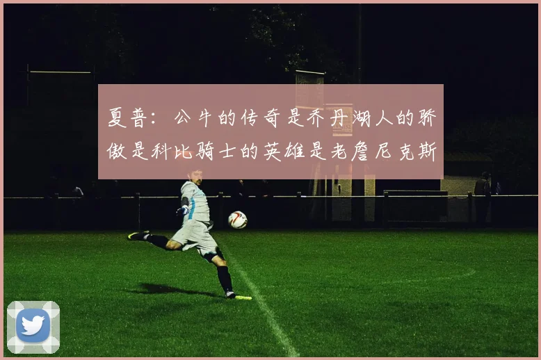 夏普：公牛的传奇是乔丹湖人的骄傲是科比骑士的英雄是老詹尼克斯的希望是布伦森